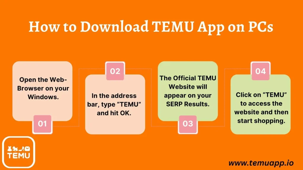 How to Download TEMU App on PC