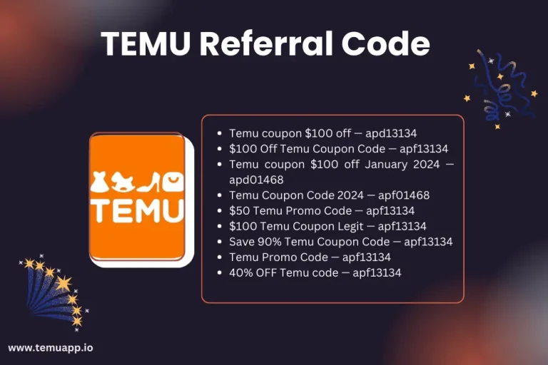Updated List of TEMU Referral Codes in 2024